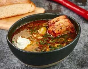 Мясная солянка