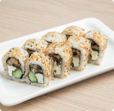 Сливочный угорь ролл