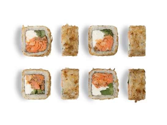 Ролл Цунами с жареным лососем