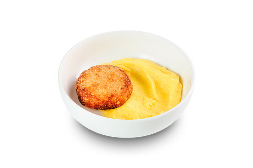 Котлетка куриная с пюре 