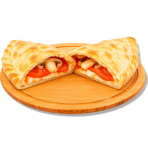 Кальцоне с грибами и сыром