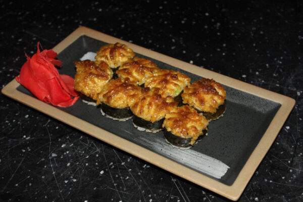 Запеченный с курицей