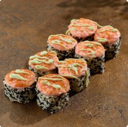 Ролл запеченная креветка