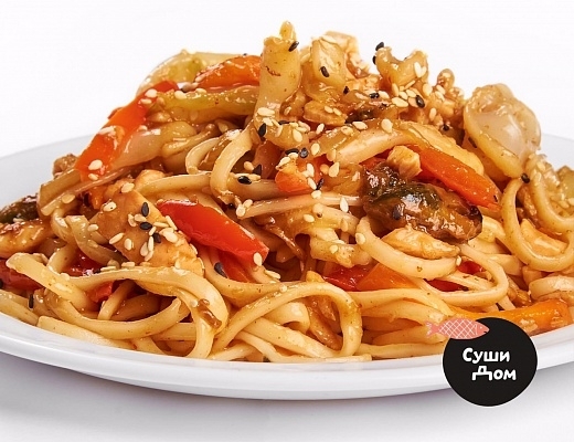 Удон с морепродуктами