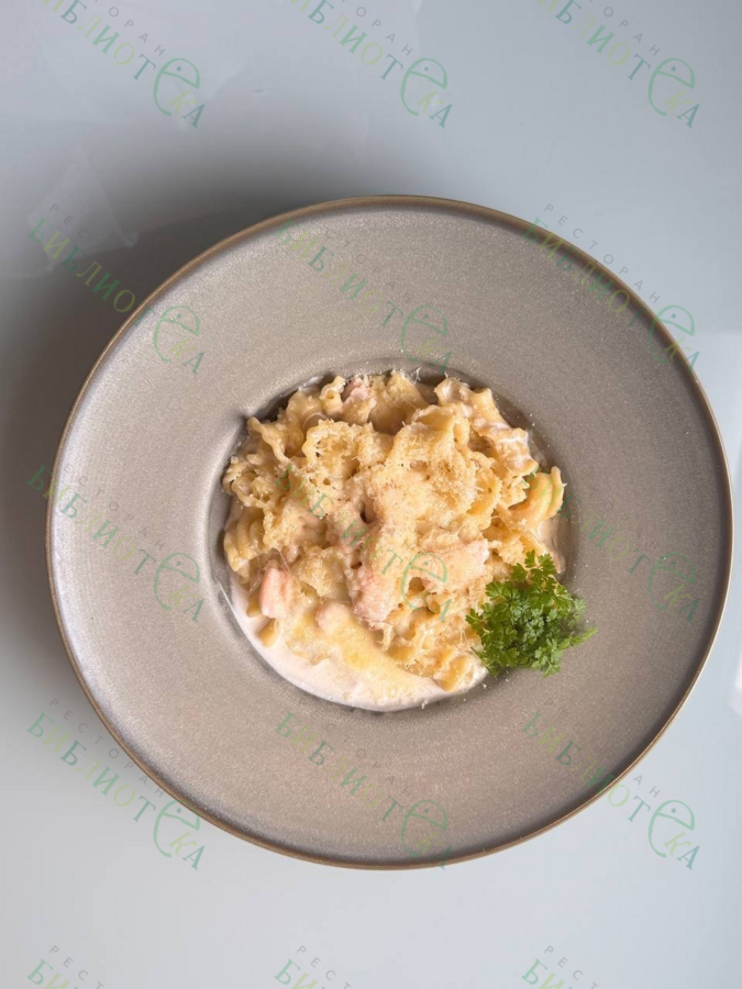 Кампанелле с лососем