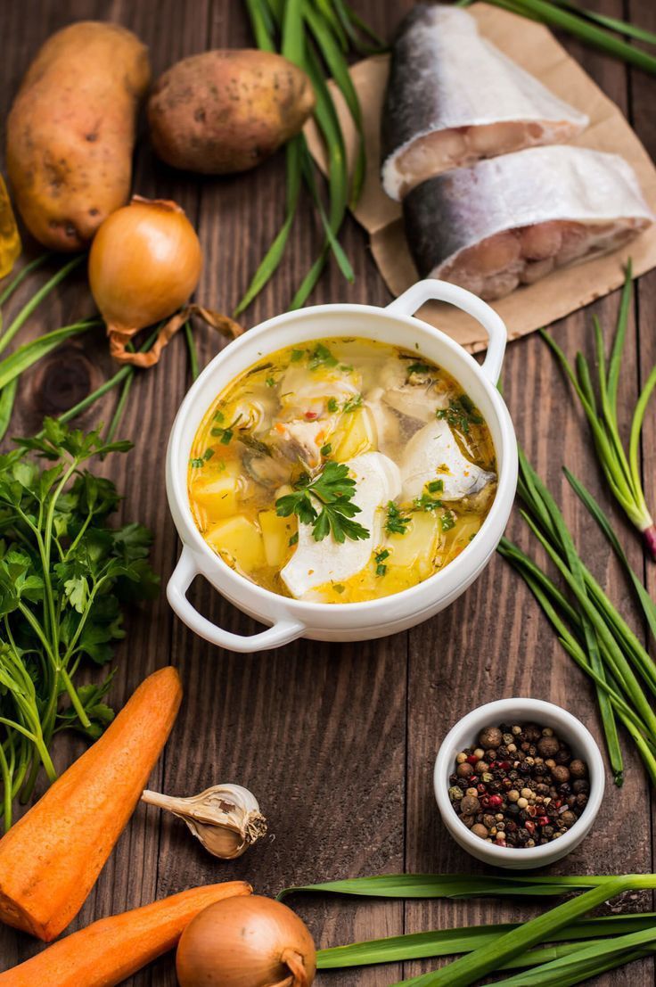 Суп "Уха из горбуши классическая"