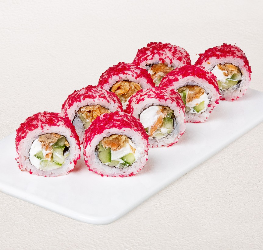 Ролл Сливочный лосось терияки