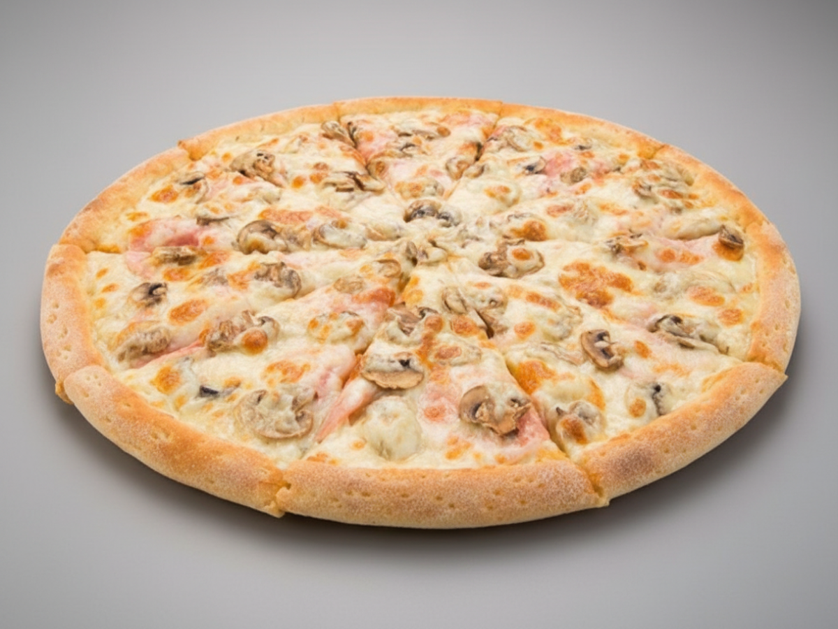 Пицца c ветчиной и грибами 33см