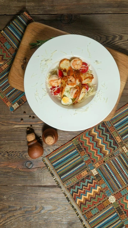 Цезарь с креветками