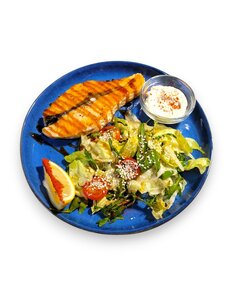 Стейк из лосося