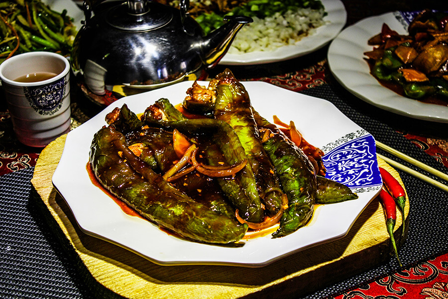 34 Перец острый фаршированный мясом