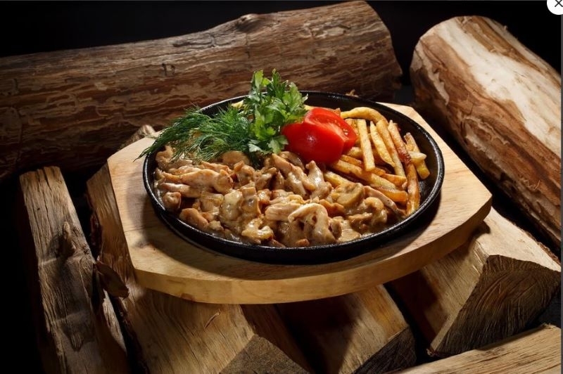 Скоблянка из курицы с грибами