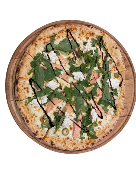 Лосось руккола