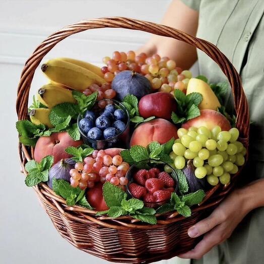 Витаминный бум,фруктовая корзина 