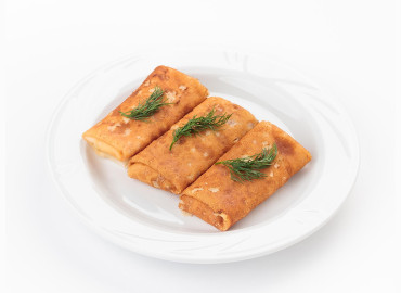 Блинчики с курицей и грибами