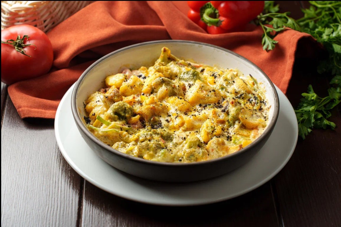 Судак запеченный с сыром