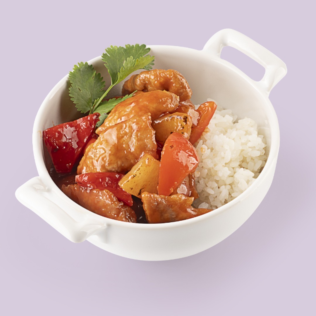 Свинина в кисло-сладком соусе