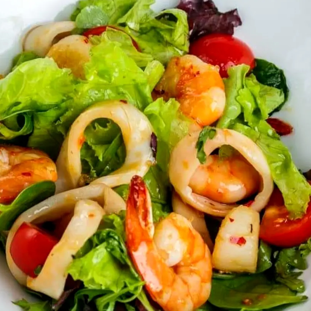 Салат с морепродуктами