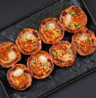 Запеченный кимпаб с курицей 8 шт.