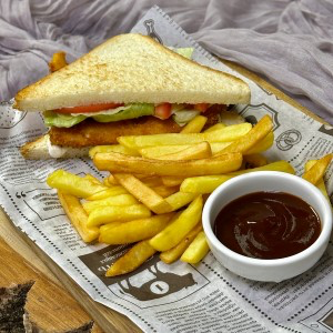Сэндвич с хрустящей курицей