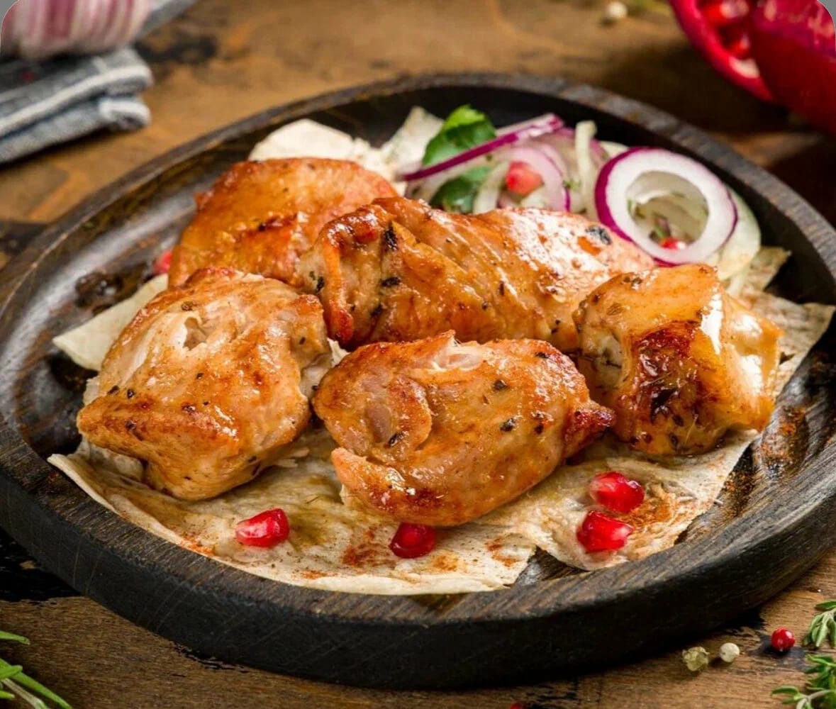 Шашлык из куриного филе