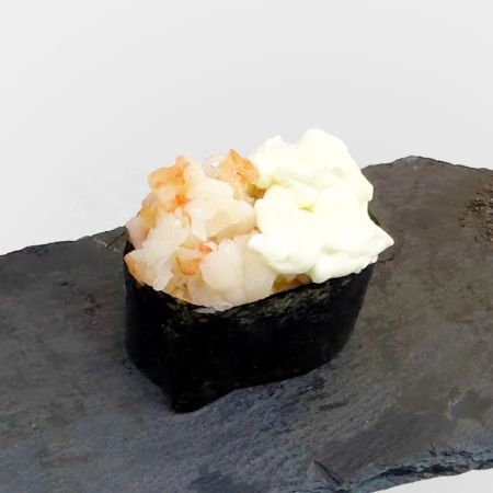 Гункан сливочный с креветкой