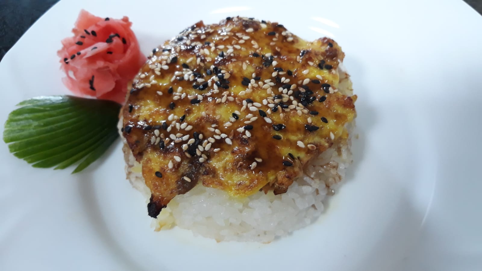Бакубан с курицей и беконом