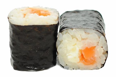 Классический ролл сыр+лосось