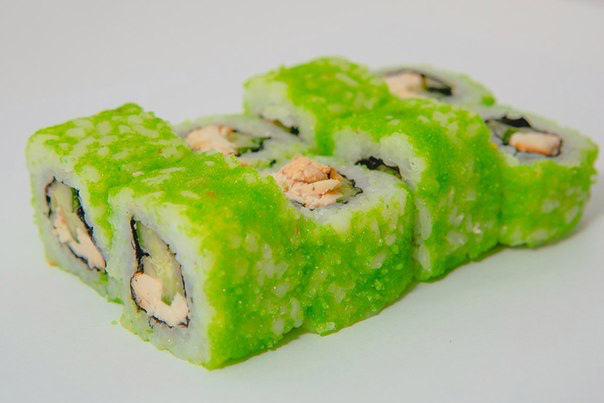 Ролл острый с курицей терияки