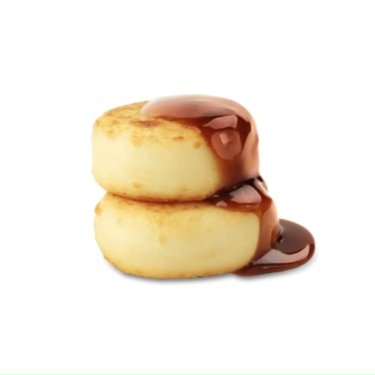 Сырники с топпингом солёная карамель