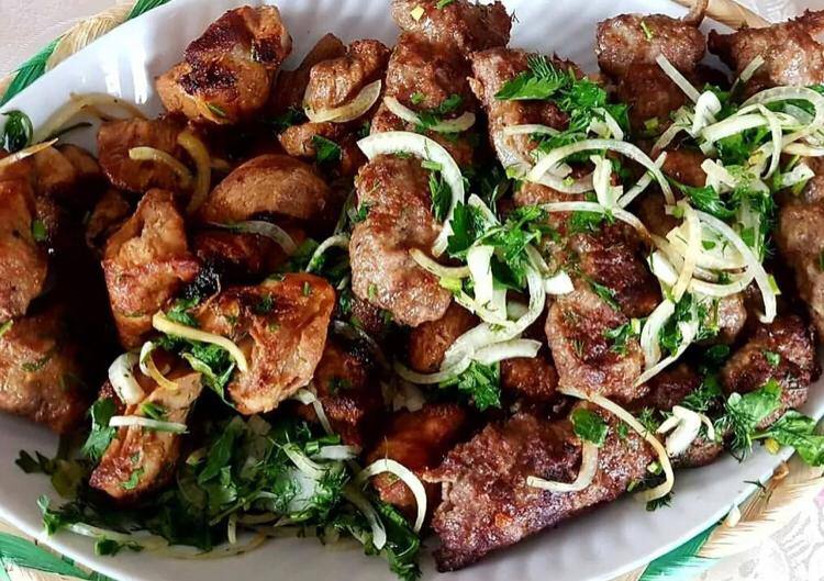 Шашлык из свиной шеи