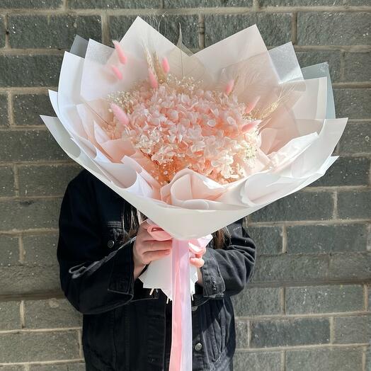 Букет из стабилизированной гортензии