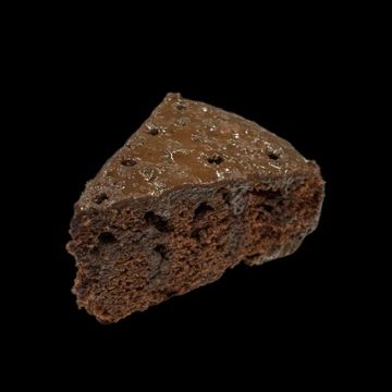 Кусок шоколадного пирога