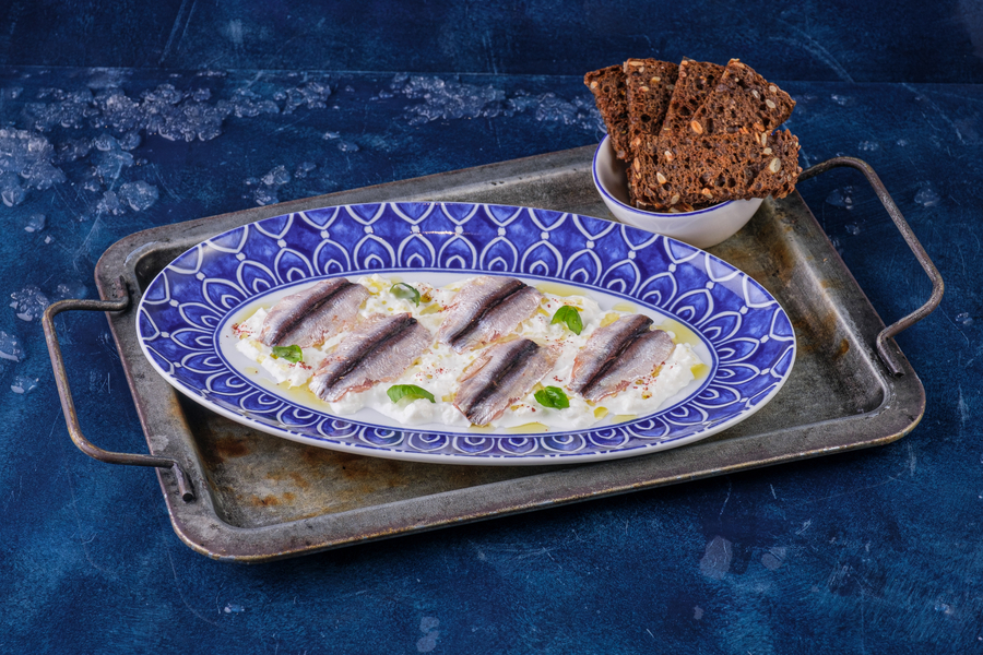 Страчателла и анчоусы