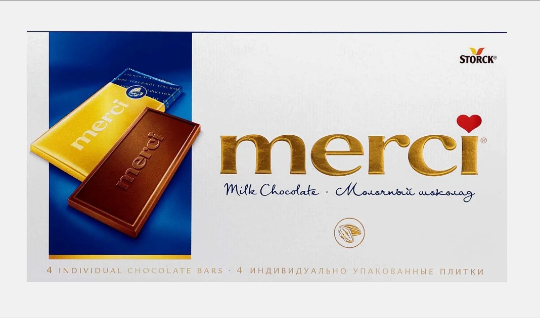 Шоколад «merci»