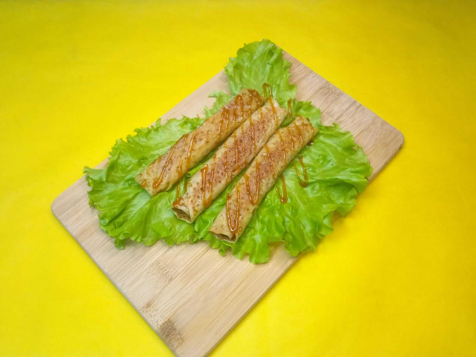 Блинчики с клубникой 3шт.