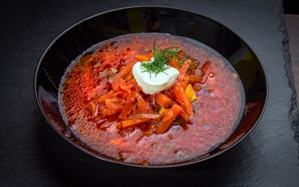 Борщ с курочкой