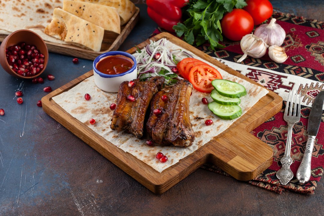 Шашлык из свинины на косточке (от 250гр)