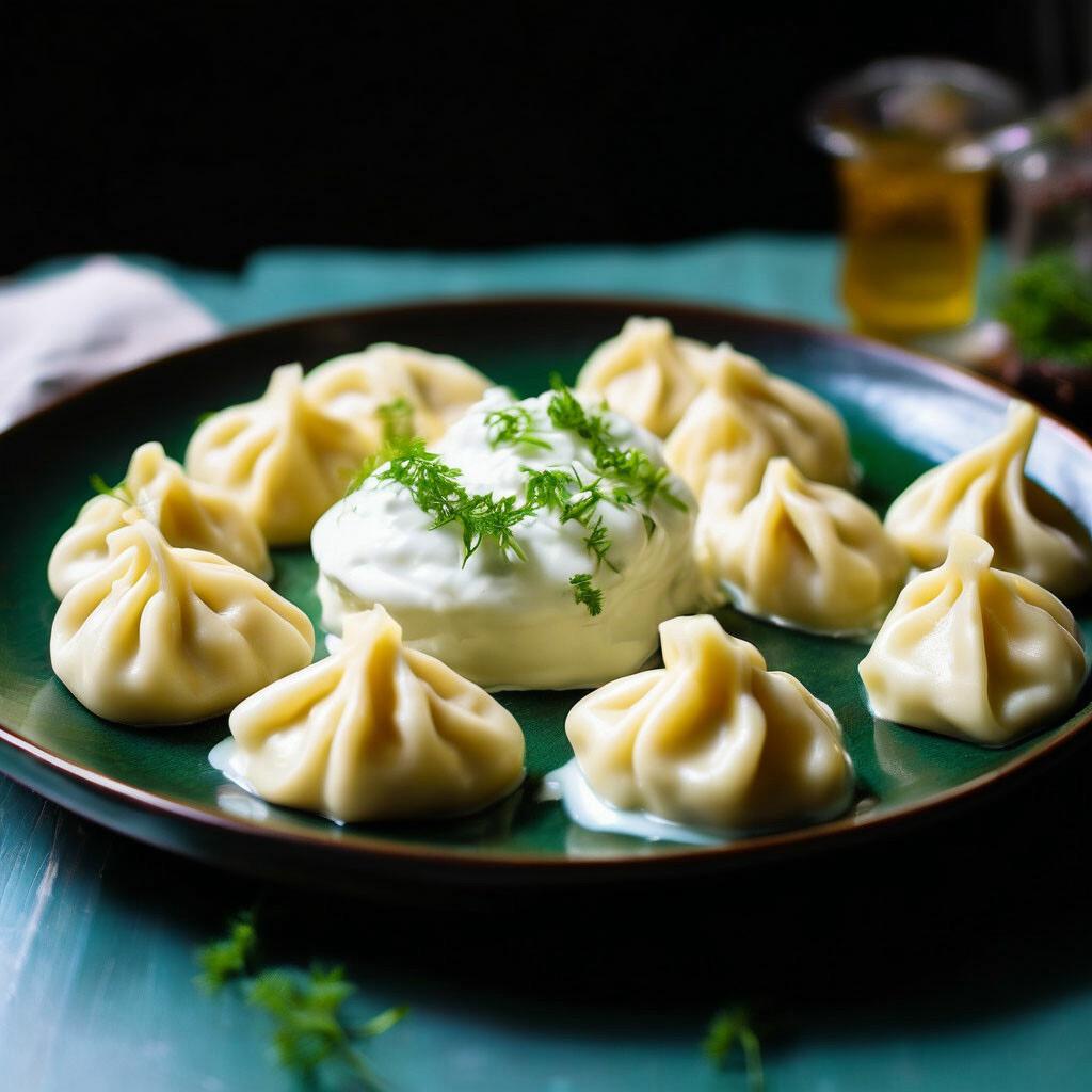 Вареники с картофелем и шкварками