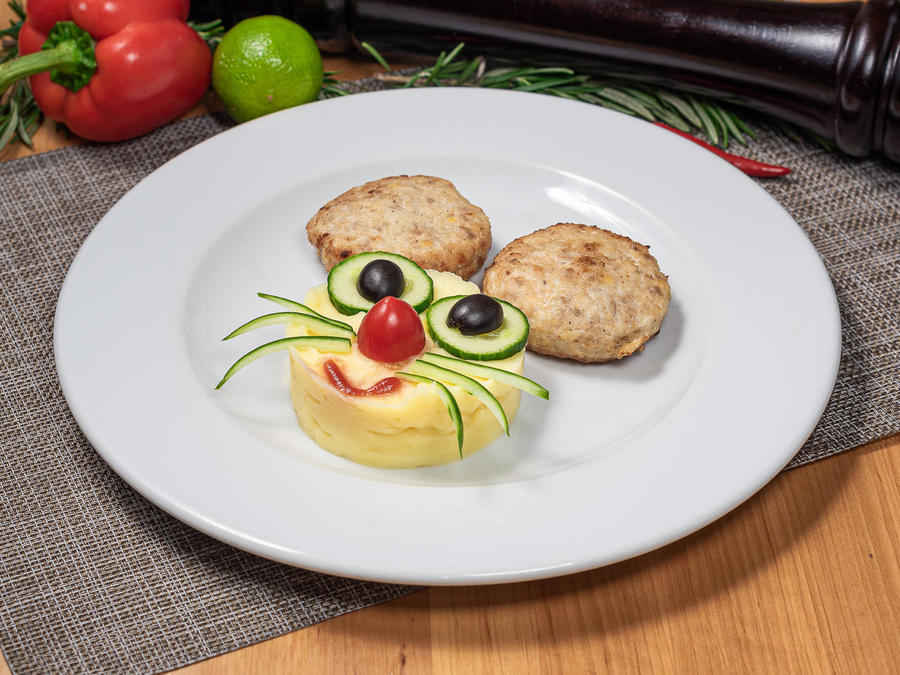 Котлетки куриные Микки Маус
