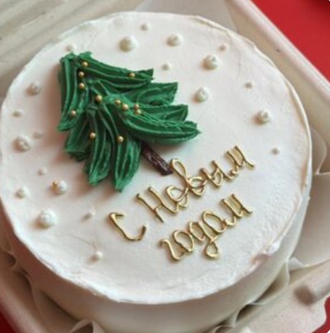 Бенто-торт С новым Годом елочка