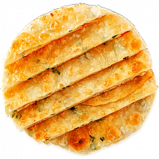Лепешка с зеленым луком