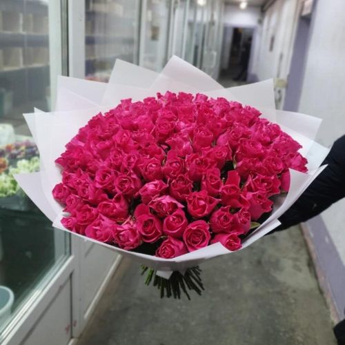 Букет 101 роз розы Эквадор Пинк Флойд