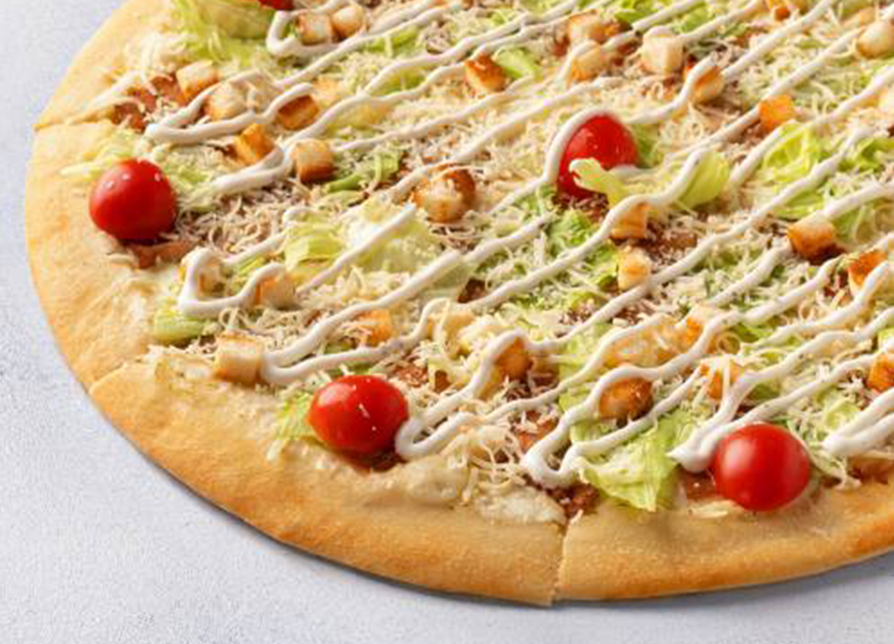 Пицца Цезарь 40 см на тонком