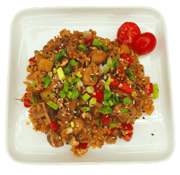 Жареный рис Тори Тяхан с кур. и овощами