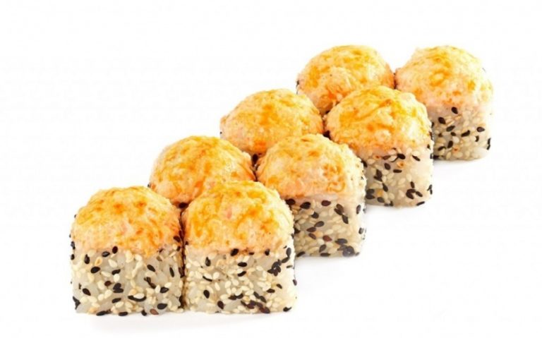 запеченный с курицей
