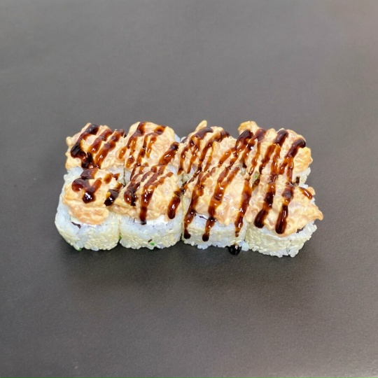 Ролл "Острый лосось томаго"