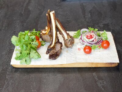 Баранина на кости (пистолетики)