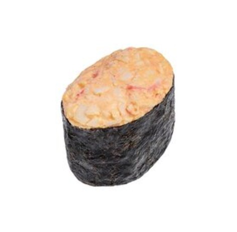 Нигири со снежным крабом и орех. соусом