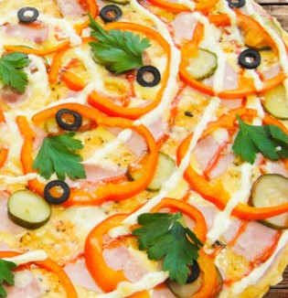 Пицца Аппетитная 33 см на тонком тесте